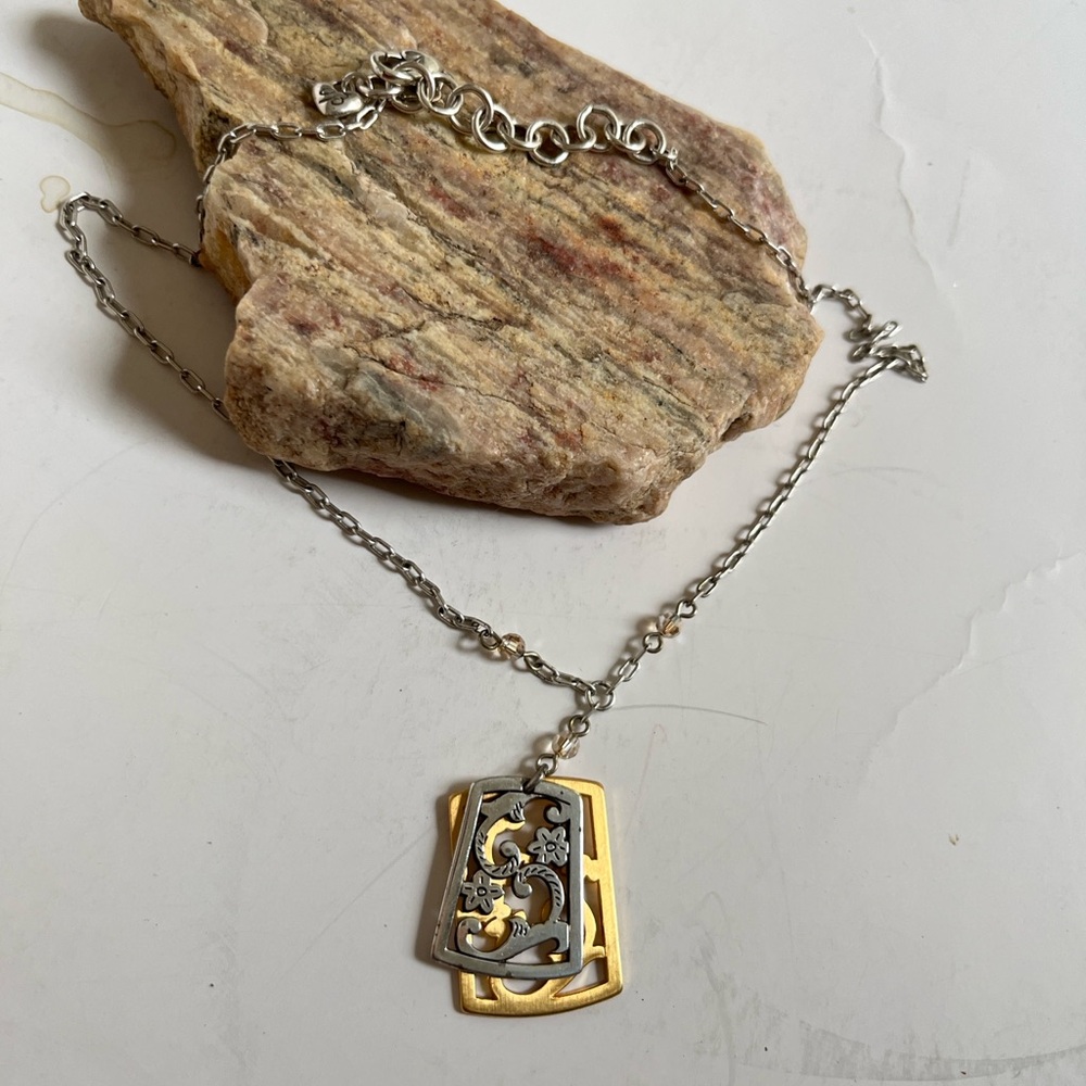 Brighton Classic Silver and Gold Tone Necklace